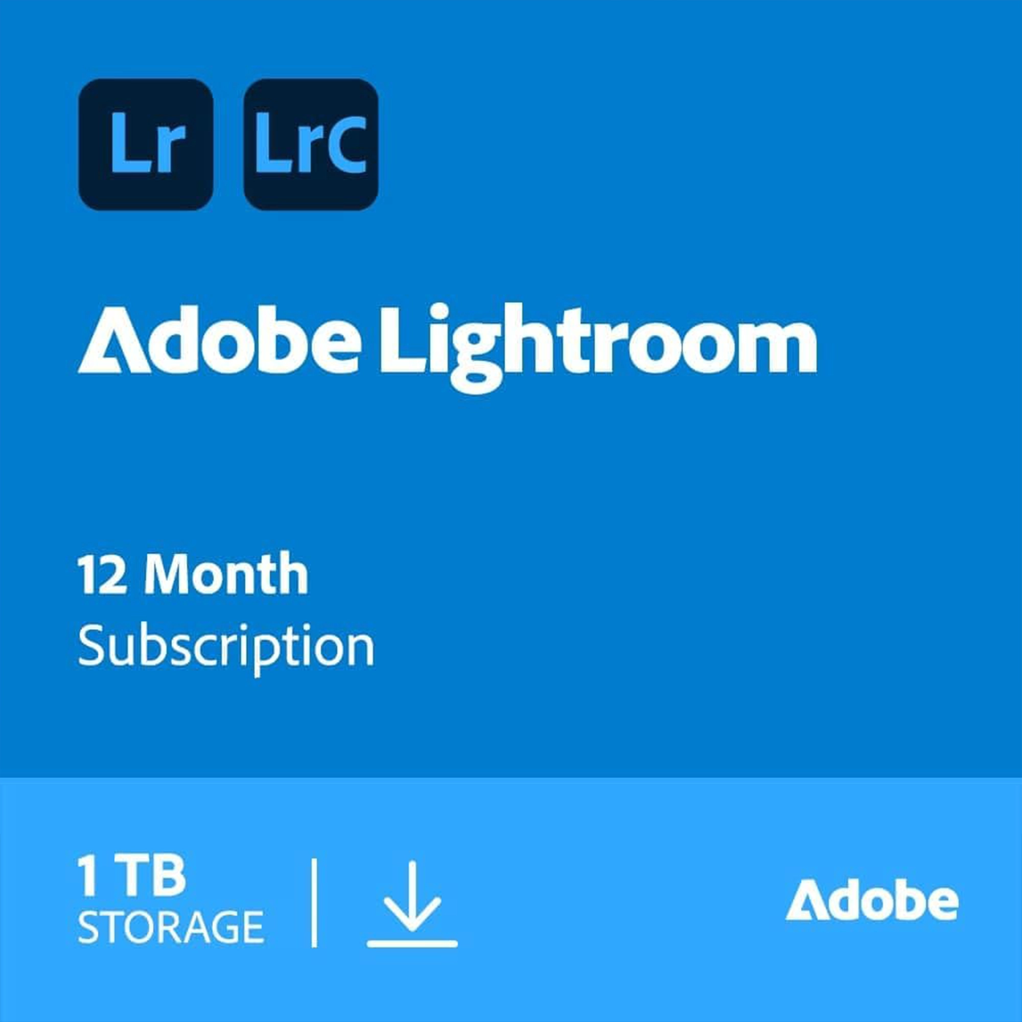 Adobe Lightroom 1 TB software licence