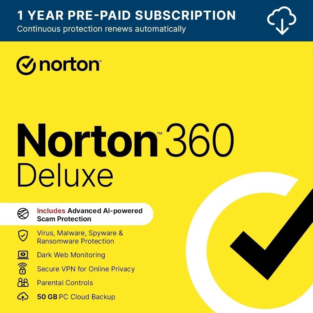 Norton 360 Deluxe 2025 software licence