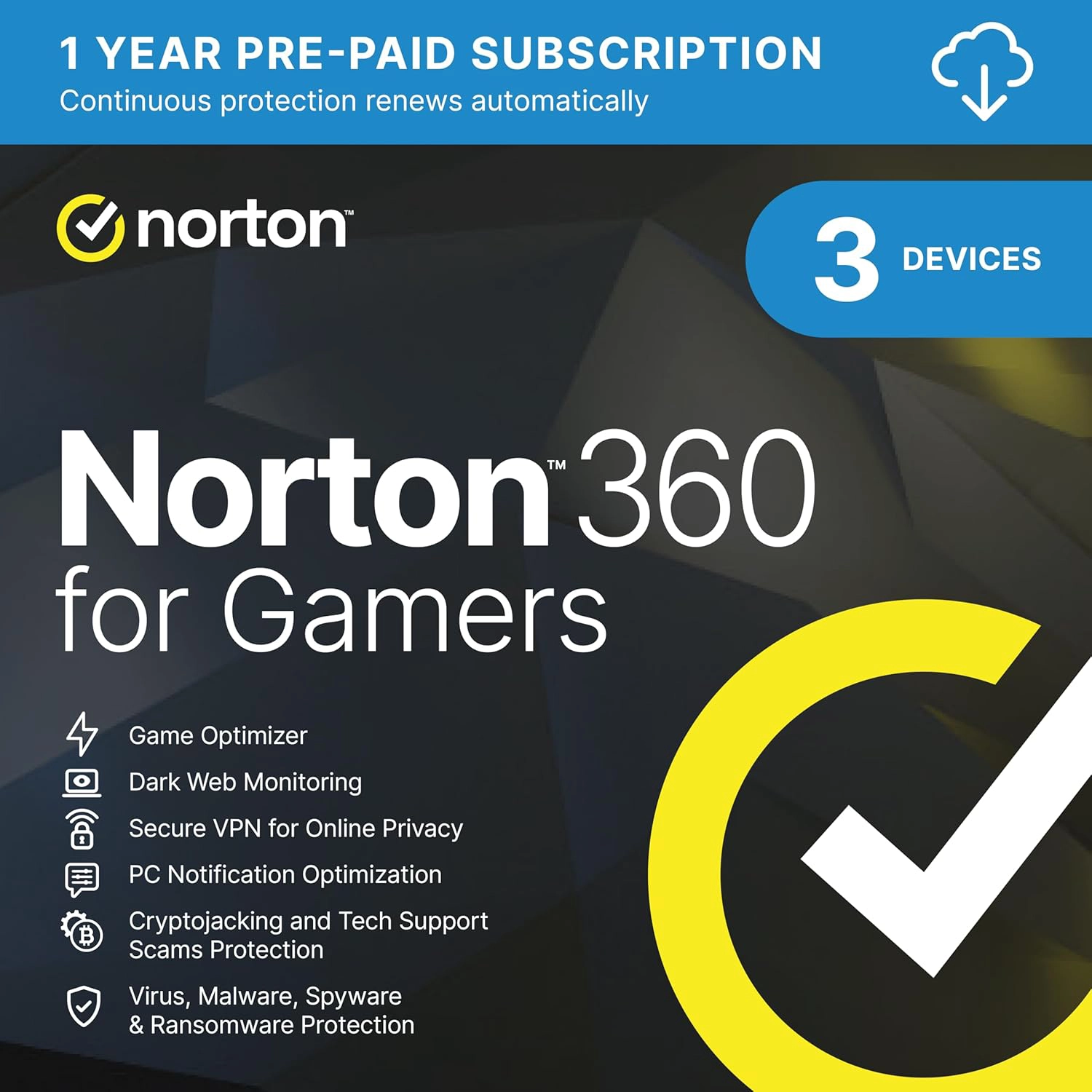 Norton 360 for Gamers 2025 software licence