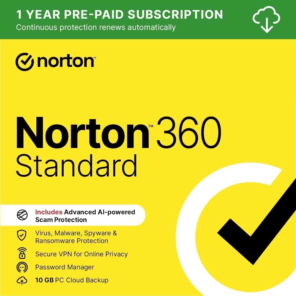 Norton 360 Standard 2025 software licence