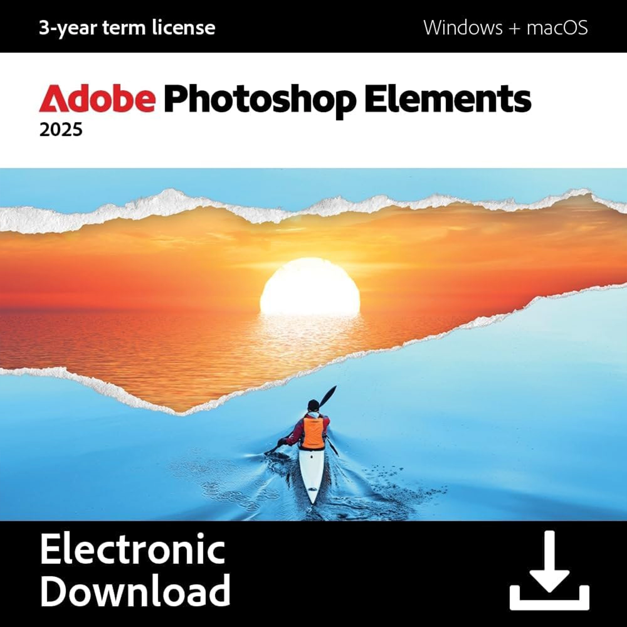 Adobe Photoshop Elements 2025 software licence