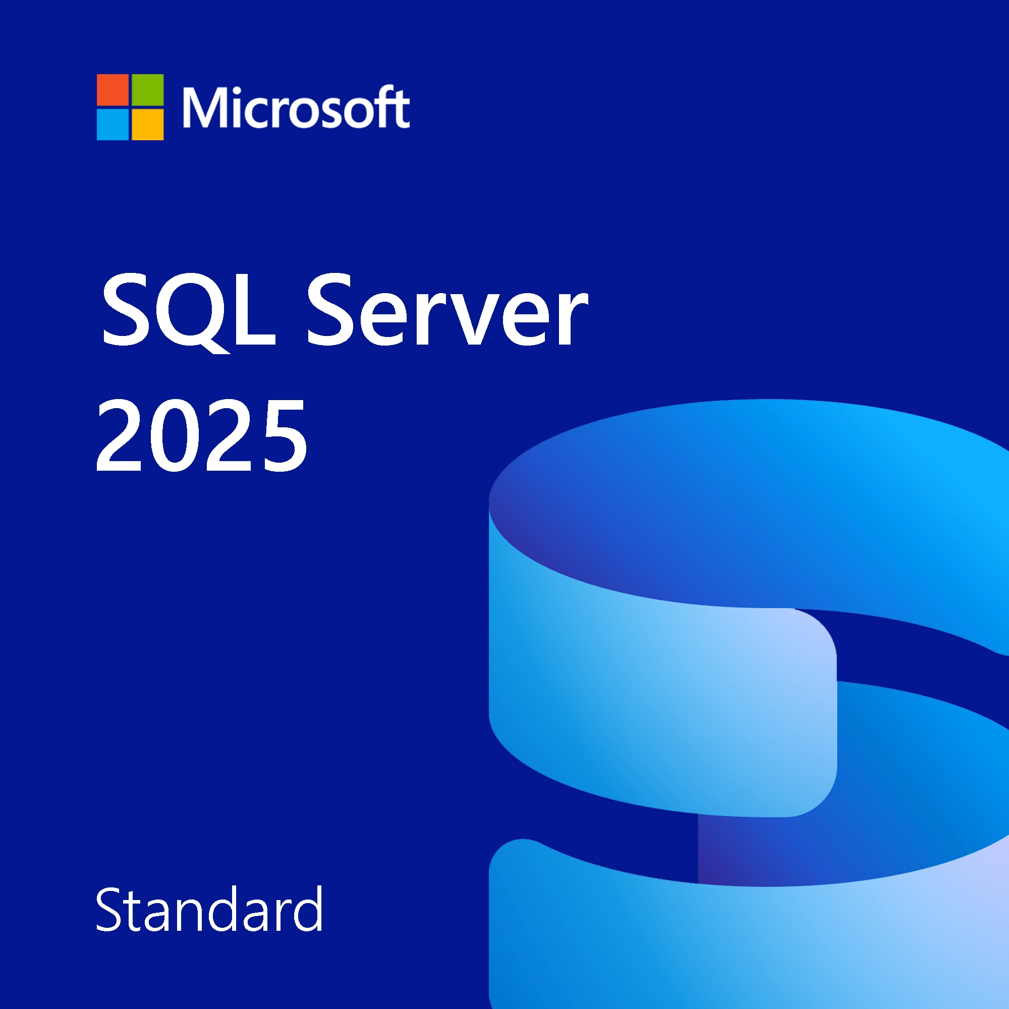 Microsoft SQL Server 2025 Standard software licence
